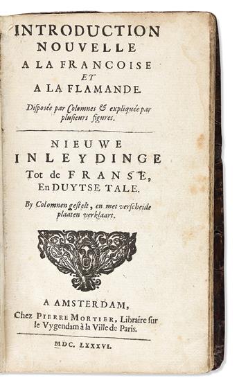 Comenius, Johann Amos (1592-1670) Introduction Nouvelle a la Françoise et la Flamande. [...] Nieuwe Inleydinge tot de Franse, en Duytse